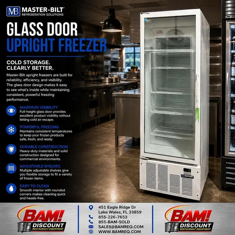 Used MASTER-BILT IMG-23GB Display Freezers Florida US | BAM Discount Restaurant Equipment #1393581