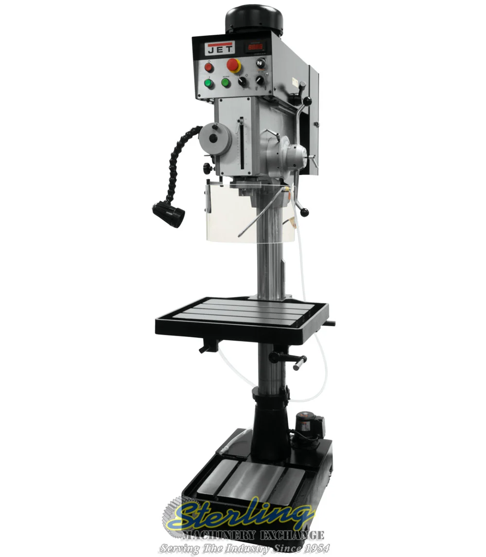 New | in-Stock JET JDP-20EVST-460 Heavy Duty & Sensitive Single Spindle Drills California US | Sterling Machinery Exchange #1467429
