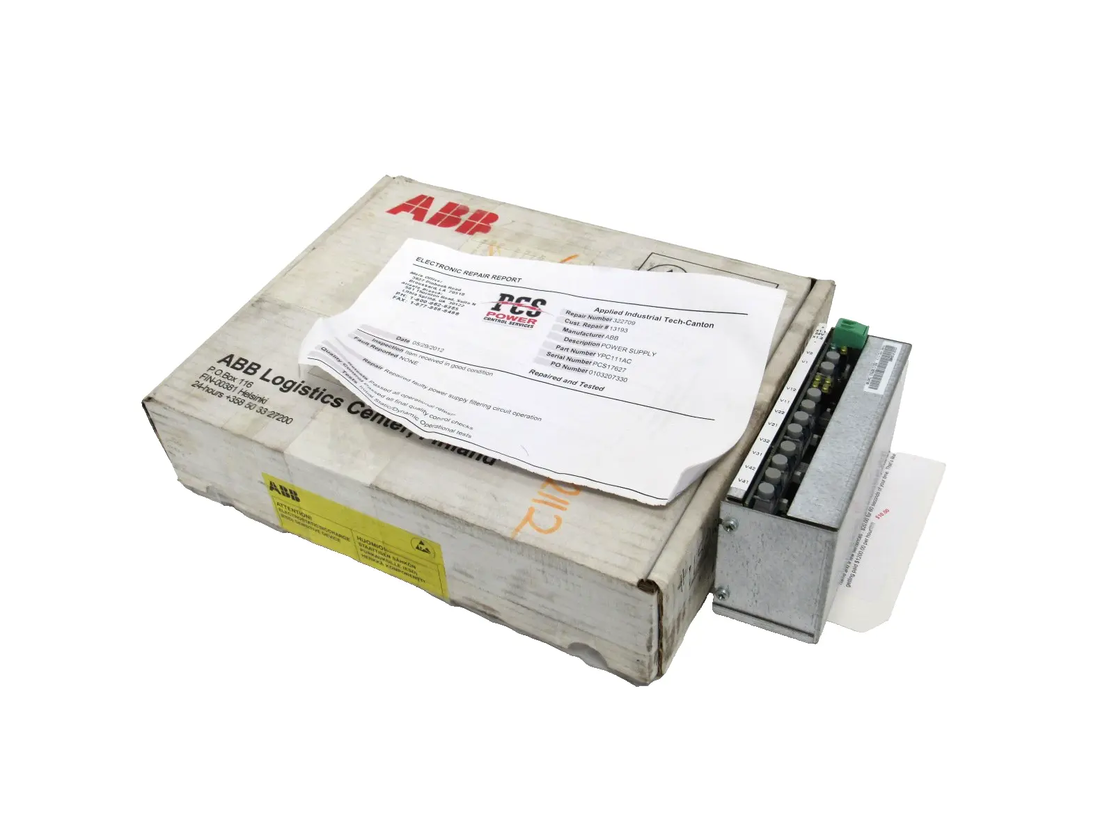 REFURBISHED ABB YPC111AC POWER SUPPLY