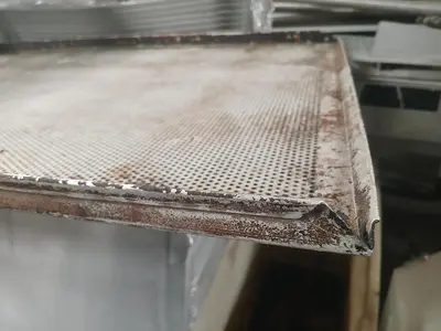 Perforated sheet tray