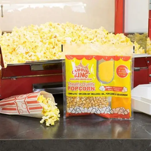 Carnival King All-In-One Popcorn Kit for 6 oz. Popper - 36 / Case