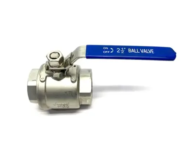2-1/2" FNPT Full Port Ball Valve AISI 304 - New Other