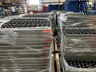 BULK QTY OF ROLLER RACKING W/ BEAMS