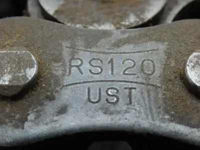 UST RS120 Riveted Steel Roller Chain #120 1.5" Pitch Single Strand 5Ft