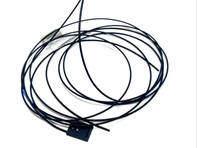 USED KEYENCE DEFINITE-REFLECTIVE FIBER UNIT 2M FLAT BEAM SENSOR HEAD