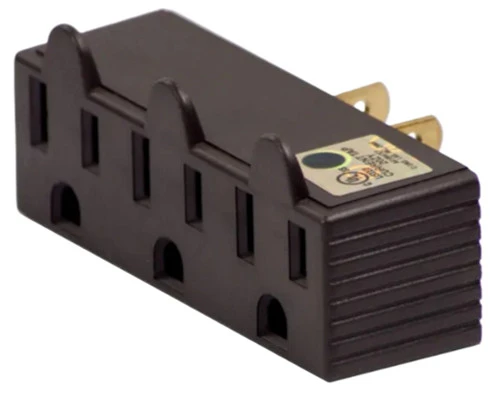 Cooper Wiring Eaton BP1147B Grounding Tap, 3 Outlet, 15A, Brown [New]