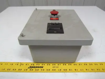 PJ1086H Type 4X Polyester Junction Box w/Pneumatic Counter 7 Safety Switch