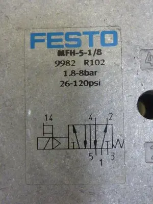 USED FESTO MFH-5-1/8