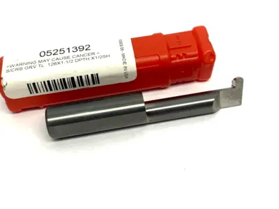 USED ACCUPRO GROOVING TOOL: 1/2" SHANK DIA SOLID CARBIDE ACC-GF125-24