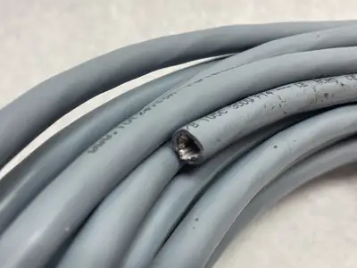 USED LUTZE FLEXIBLE ELECTRONIC CABLE PLTC PVC UNSHIELDED