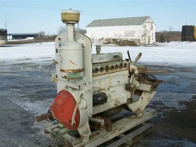 USED WAUKESHA 6 CYLINDER NATURAL GAS ENGINE