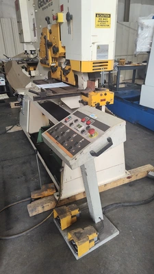 Used 2012 GEKA HYDRACROP 110 AD IRON WORKER Angle Punches North Carolina US | Legacy CNC Machinery, LLC #443267