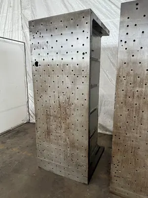 36" W X 93" T X 42" D BOX TYPE ANGLE PLATES. STOCK # 0630821