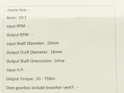 Macron MPG084 Inline Planetary Gearbox 10:1 Reducer 19mm Input 50-75Nm