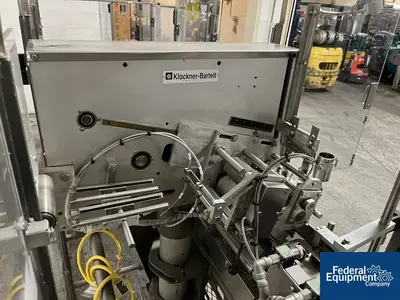 USED Klockner Bartelt Klockner Bartelt Horizontal Form Fill and Seal Unit, Type Packager
