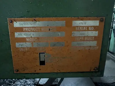 USED PEDDINGHAUS GERNETTI BDL-1250/9