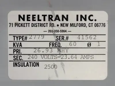 USED NEELTRAN INC. 2779