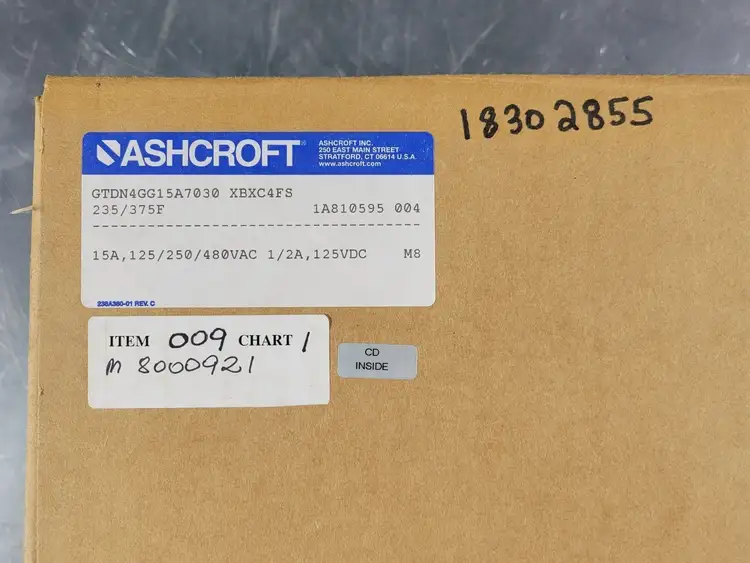 New | in-Stock ASHCROFT XBXC4FS Switchgears British Columbia CA | Lenmark #243141