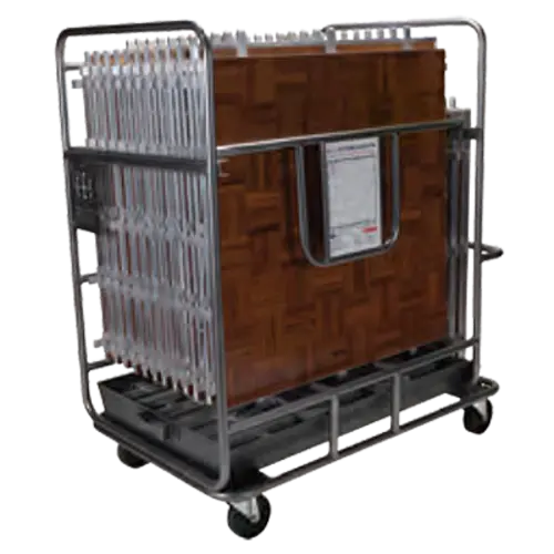 Forbes Industries Transport Cart for Outlok® and Florlok® Dance Floors - 15 ft x 15 ft Panel Capacity, Steel (3298)