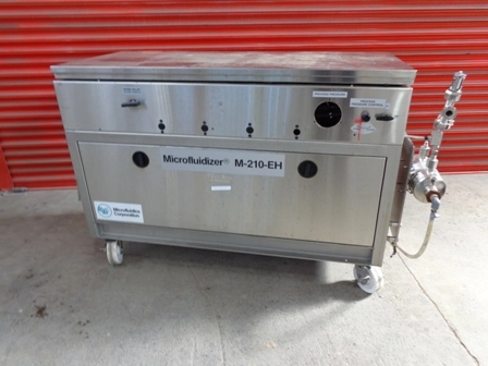Used MICROFLUIDICS M-210A-E/H Homogenizers GB | Perry Equipment #120788
