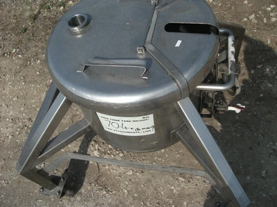 110 L S/S Open Top Trolley Tank
