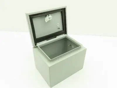 BUD Industries SNB-3738 Electrical Enclosure IP66 SNB Series SS Backplate 6x4x5"