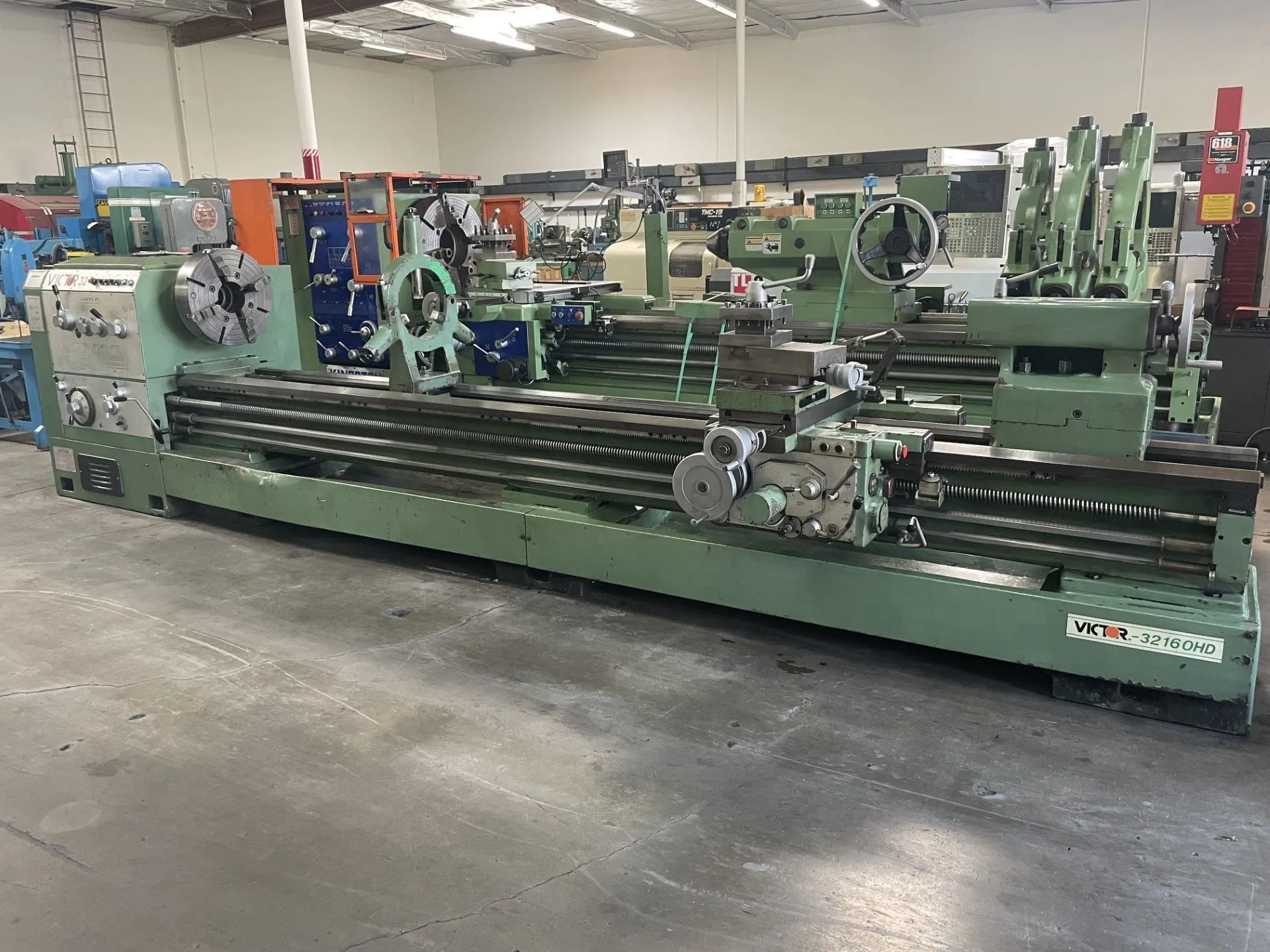 Used VICTOR 32160HD Engine Lathes California US | Wheeler Machinery Sales #1307530