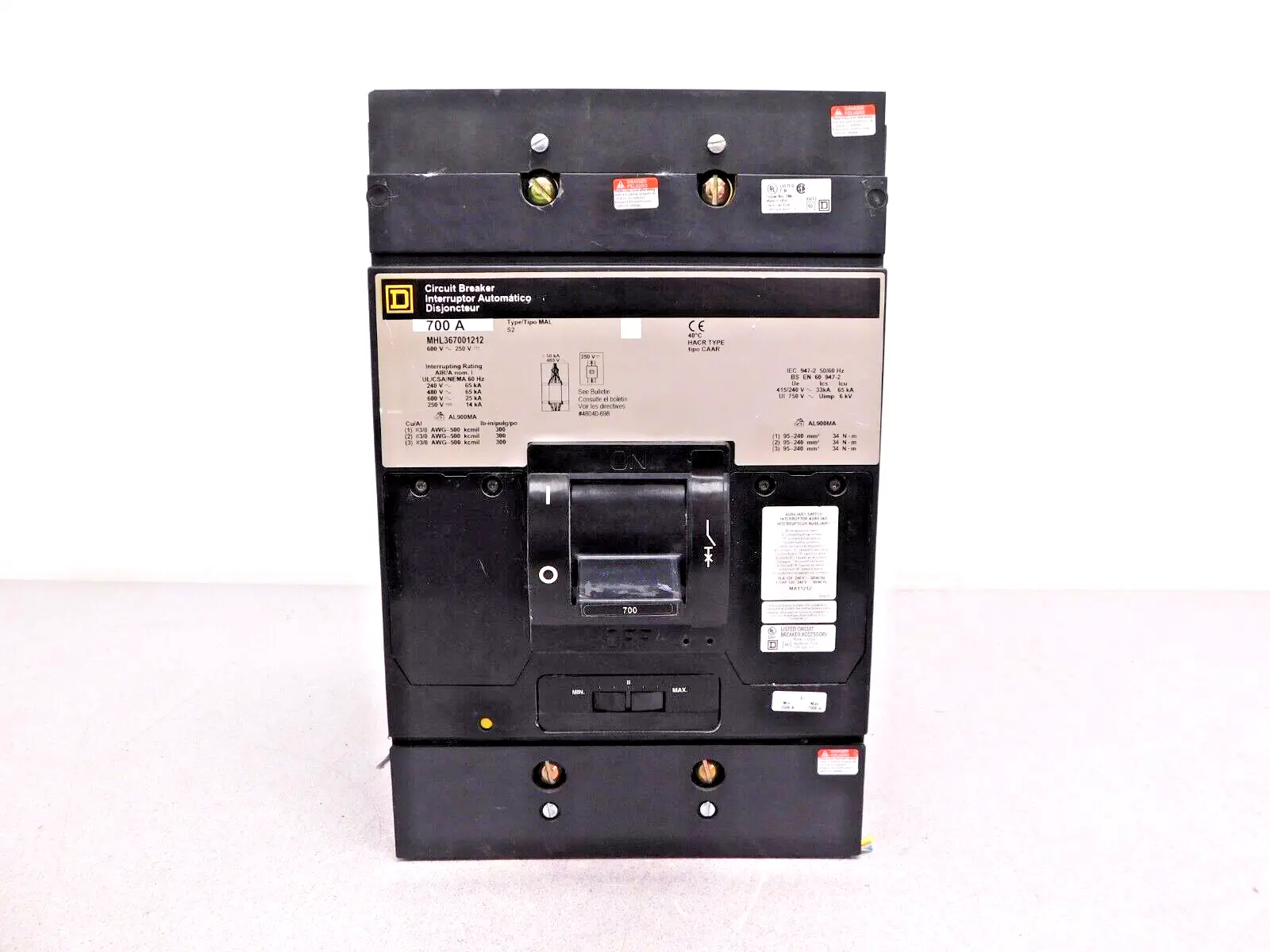 Used Square D MHL367001212 Circuit Breakers Ohio US | Equipment Recovery Corp. #1331072
