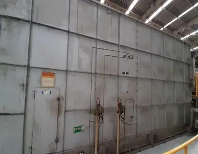 67" W (1710 mm) x .009"-.079" (.23 mm-2 mm) x 20 Ton Color Coating Line (Used)