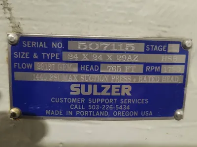 NEW SULZER 24X24X29AZ HSB