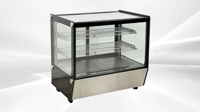 171-0272 Black Countertop Self Contained Bakery Cooler Case