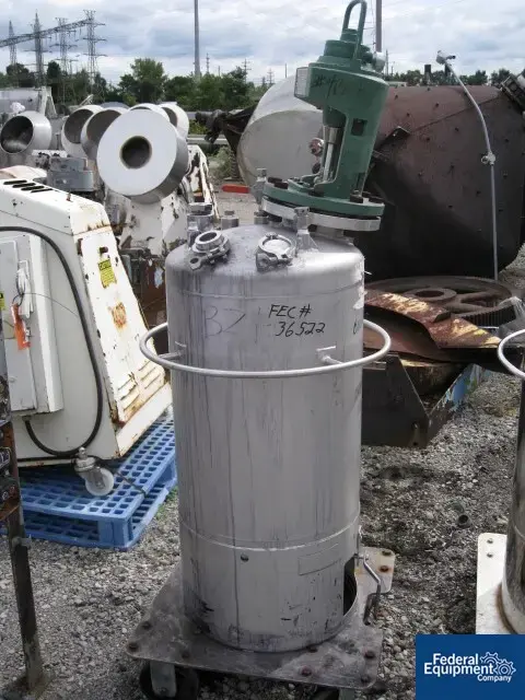Used Alloy Products 28 GAL ALLOY PRODUCTS RECEIVER, 316 S/S, 110# Stainless Steel Tanks Ohio US | Federal Equipment Company #125464