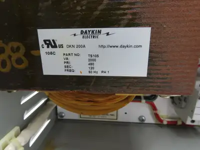 Daykin APFB-01 Stepdown Transformer Disconnect 2kva 1Ph HV 480V LV 120V