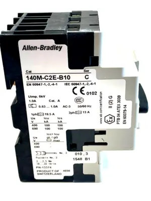 ALLEN BRADLEY 140M-C2E-B10 CIRCUIT BREAKER 140MC2EB10 SER. C NEW , SURPLUS