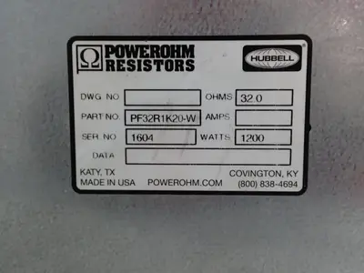 Used HUBBEL _UNKNOWN_ Resistors Ohio US | HGR 24 #885632