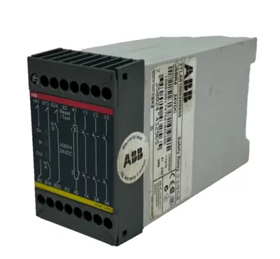 USED ABB JOKAB 2TLA010002R0000 SAFETY RELAY JSBR4 24VDC