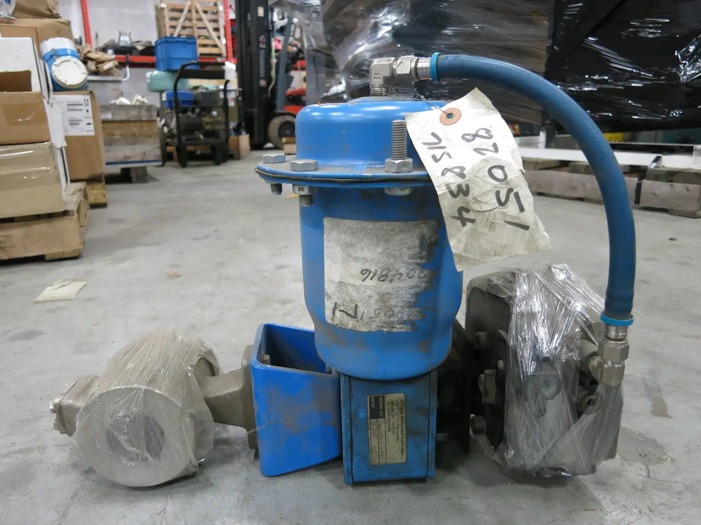 Spring-Diaphragm Actuator QPX1C w/ Ball Valve & Pneumatic Positioner