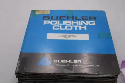 Buehler Polishing Cloth For 8" Wheel Selected Silk Cat 40-7158 10 Pieces #K-1735
