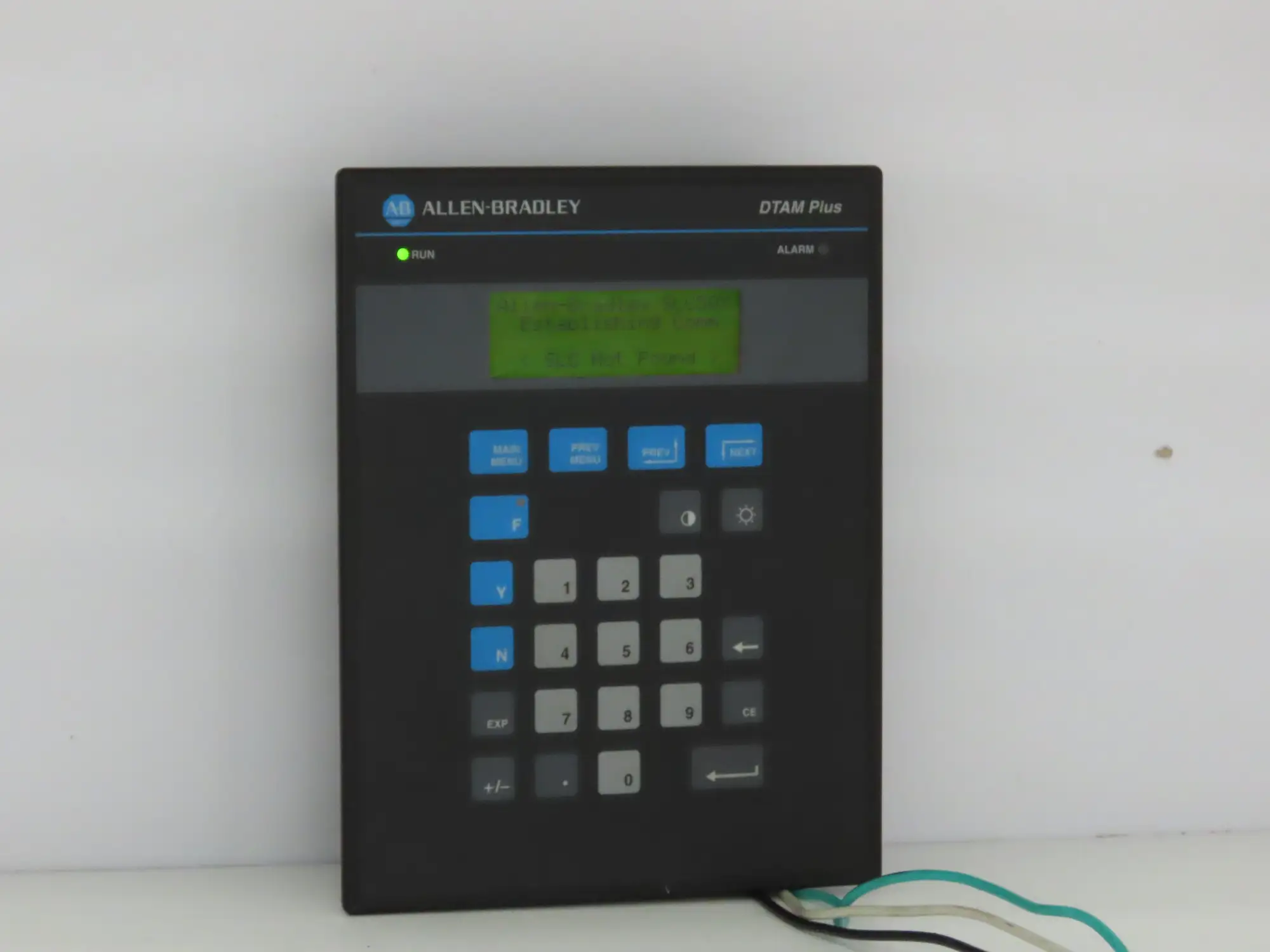 Allen Bradley 2707-L8P2X DTAM Plus HMI Control Panel Ser C Rev C