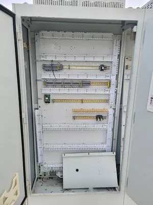 Large 78'' x 19.5'' x 83'' T Twin Door Steel Electrical Control Safety Enclosure