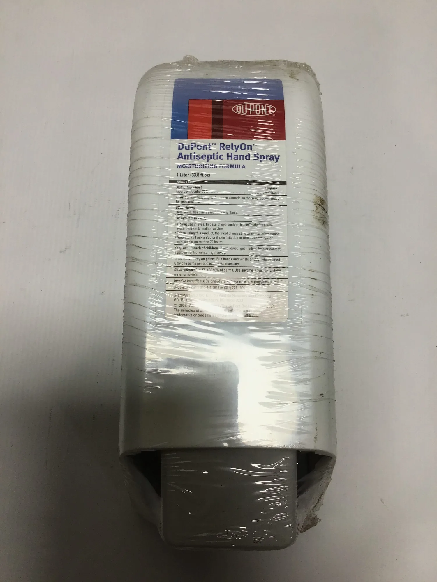 DuPont UX10-C Soap Dispenser Rely On Antiseptic Hand Spray 1 Liter (33.8 fl.oz)
