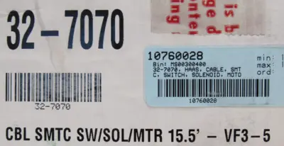 NEW HAAS 32-7070 CABLE 15.5'-VF3-5 25-3330B 327070