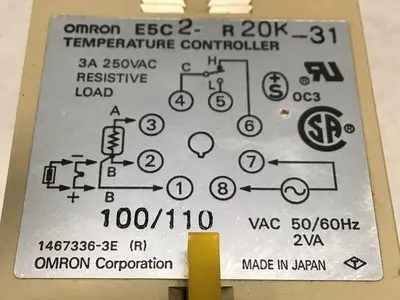 USED OMRON E5C2-R20K-31