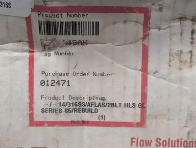 Flowserve R85-14SAH Series 85 Pump Seal -/-14/316SS/AFLAS/2BLT HLS GL SE Rebuilt