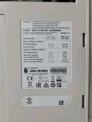 USED Allen-Bradley 20G11ND8P0AA0NNNNN