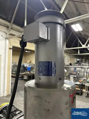 USED Lee Industries 15 Gal Lee Tri Shaft Turbo Emulsifier Reactor, 316 S/S, 30/125#