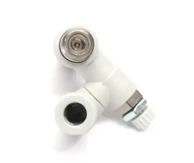 ASP330F-01-06S | SMC  Elbow Fitting, Flow Control & Pilot Check Valve 6mm OD Tube - New Other