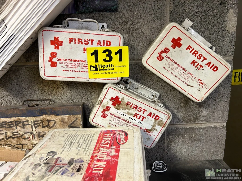Used _UNKNOWN_ ASSORTED FIRST AID KITS Safety Equipment Illinois US | Heath Industrial Auction Services #1379615
