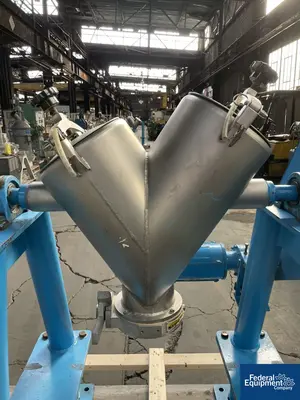 USED Patterson-Kelley 1 Cu Ft P-K CrossFlow Twin Shell Blender, S/S