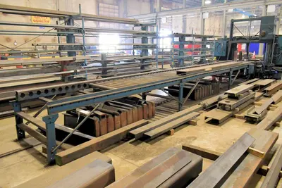 42" X 360" INFEED ROLLER CONVEYOR: STOCK #23679